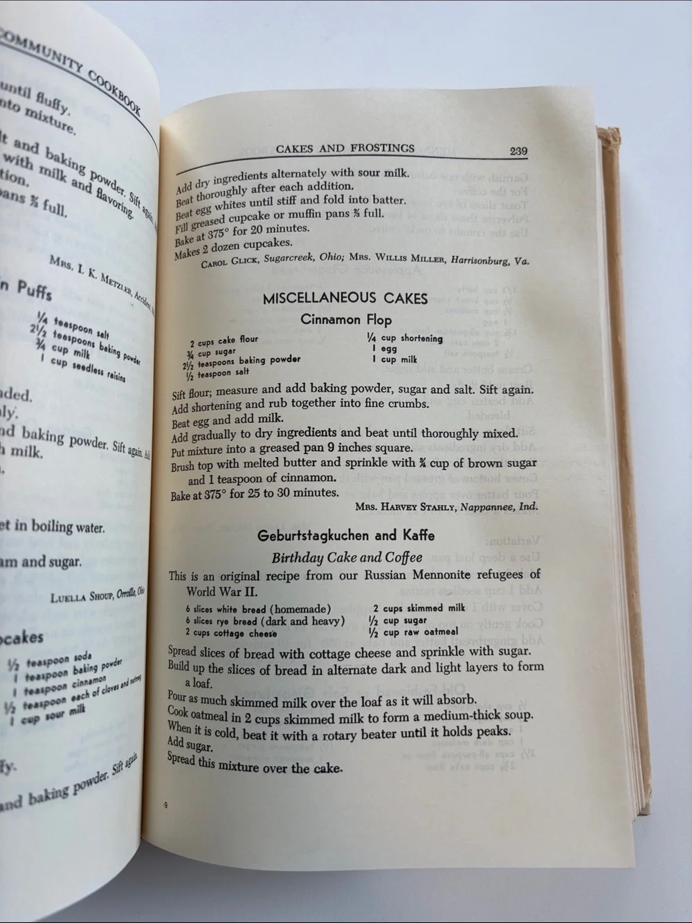 Bundle 2/$30! Vintage Mennonite Cookbook 1990 Printing